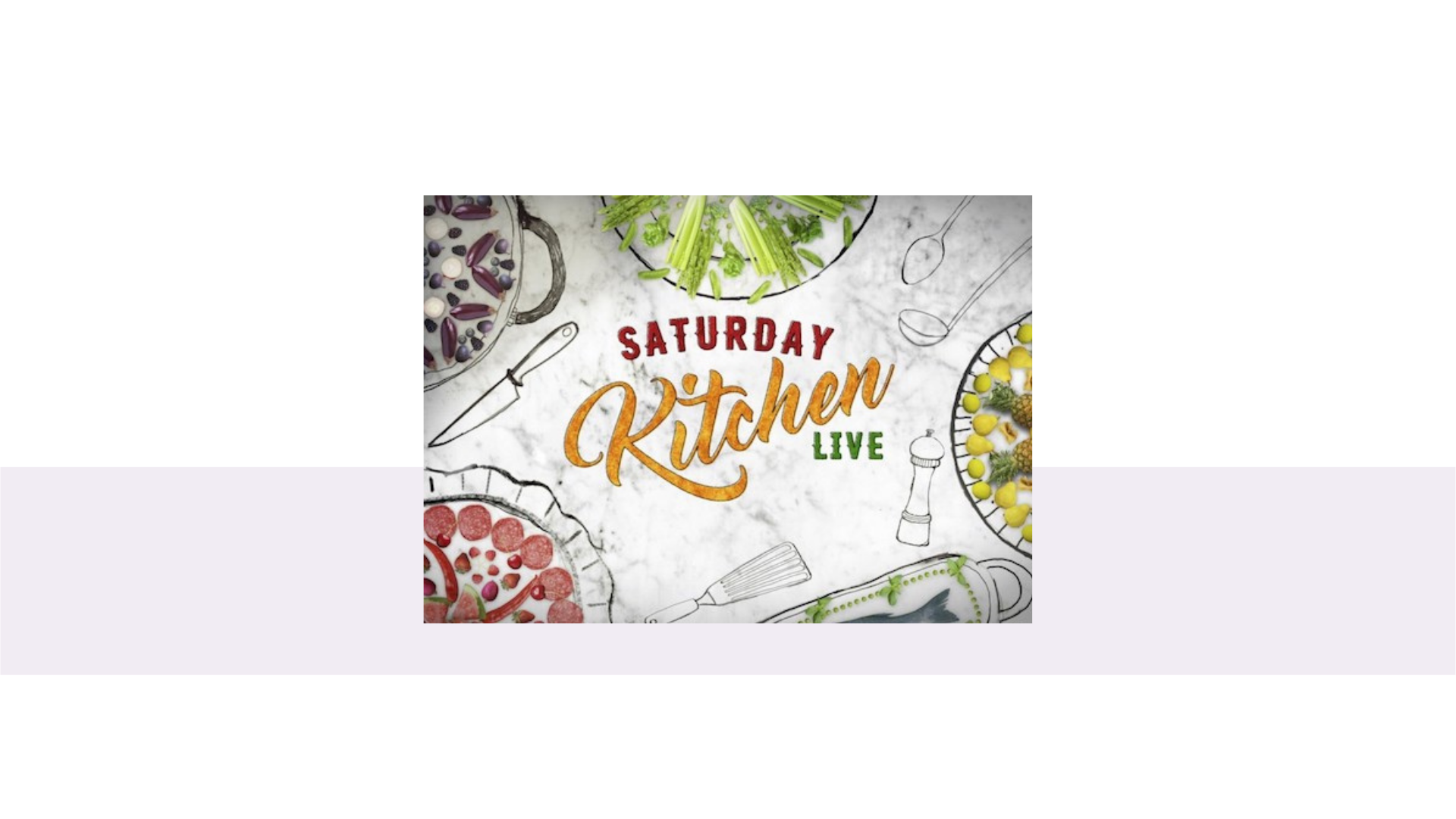 Saturday Kitchen - Olly Smith